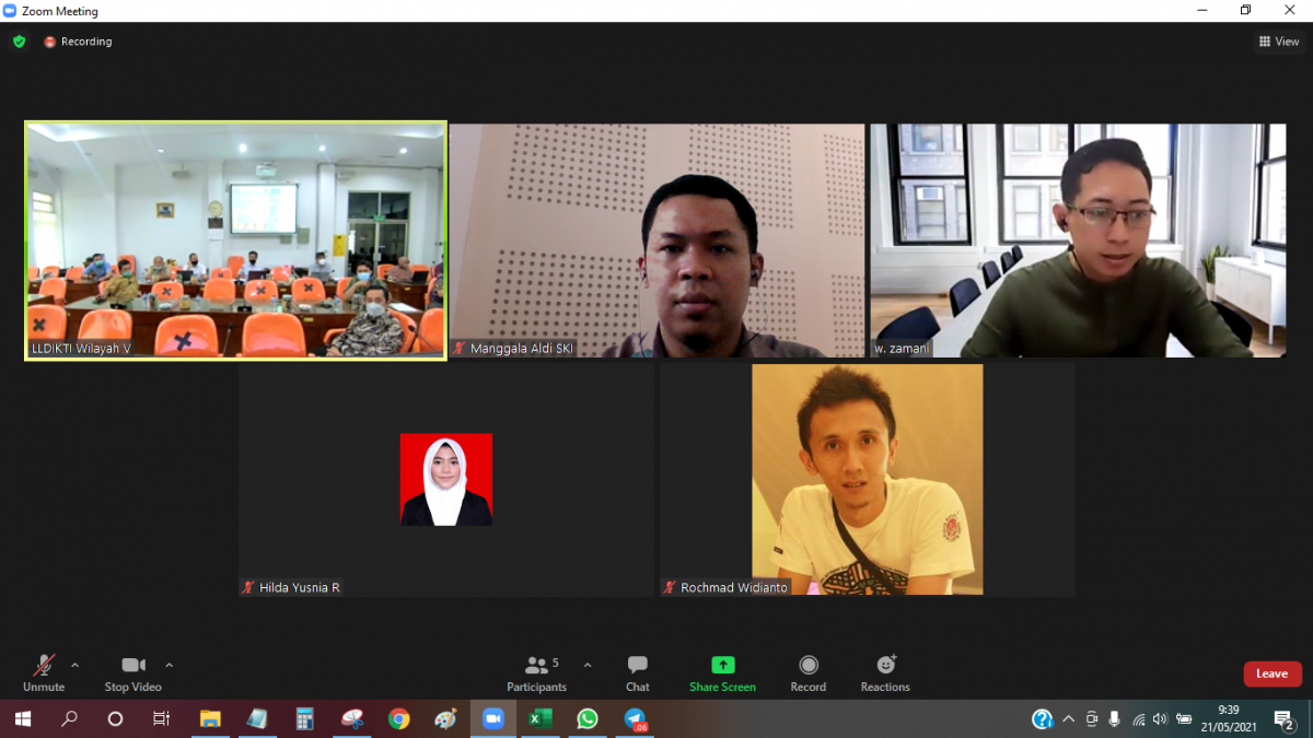 Progress Report & Uji Coba Sistem Informasi eAset LLDIKTI V Yogyakarta