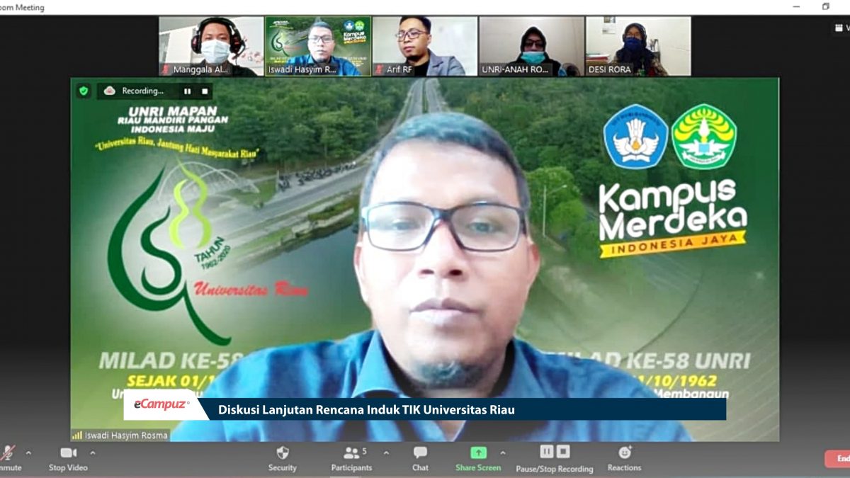 Diskusi Lanjutan Rencana Induk TIK Universitas Riau