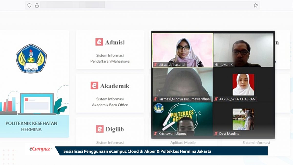 Sosialisasi Penggunaan eCampuz Cloud di Akper & Poltekkes Hermina Jakarta