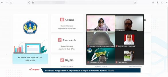 Sosialisasi Penggunaan eCampuz Cloud di Akper & Poltekkes Hermina Jakarta 1