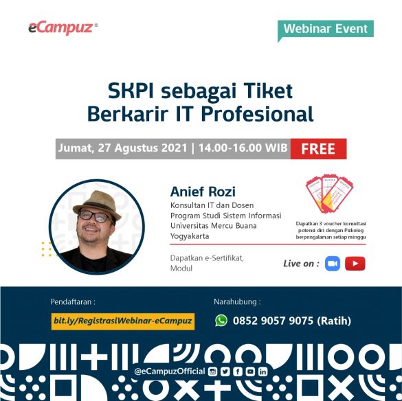 Webinar eCampuz Series 44 'SKPI Sebagai Tiket Berkarir IT Profesional' 1