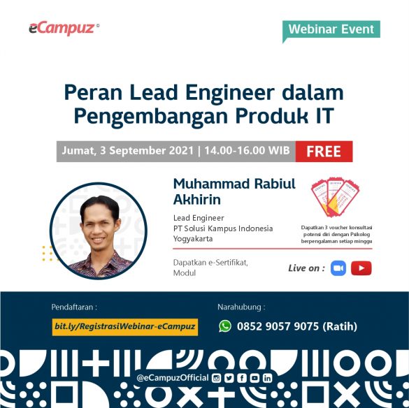 Webinar eCampuz Series 45 'Peran Lead Engineer dalam Pengembangan Produk IT' 3