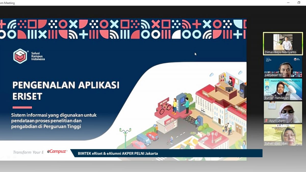 BIMTEK Aplikasi eRiset & eAlumni AKPER PELNI Jakarta