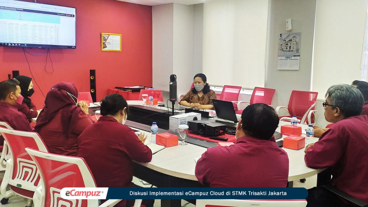 Diskusi Implementasi eCampuz Cloud di STMK Trisakti Jakarta