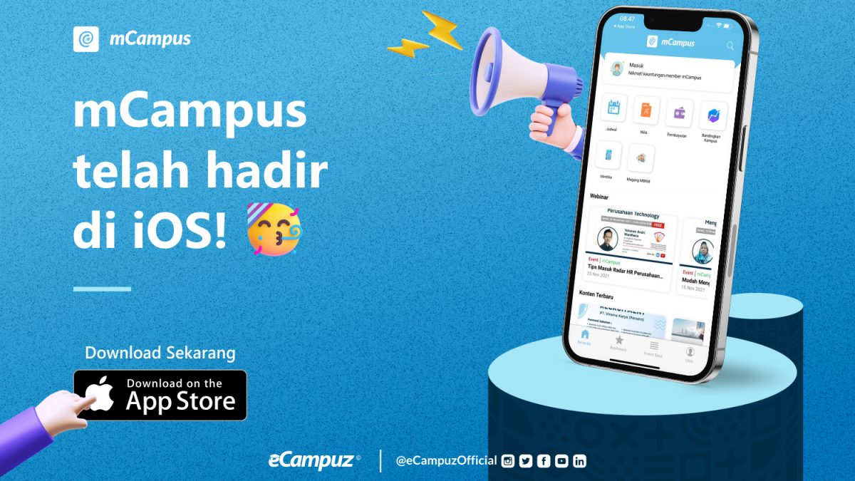 Pengguna iPhone, Nikmati Kemudahan Cek Aktivitas Kuliah di mCampus!