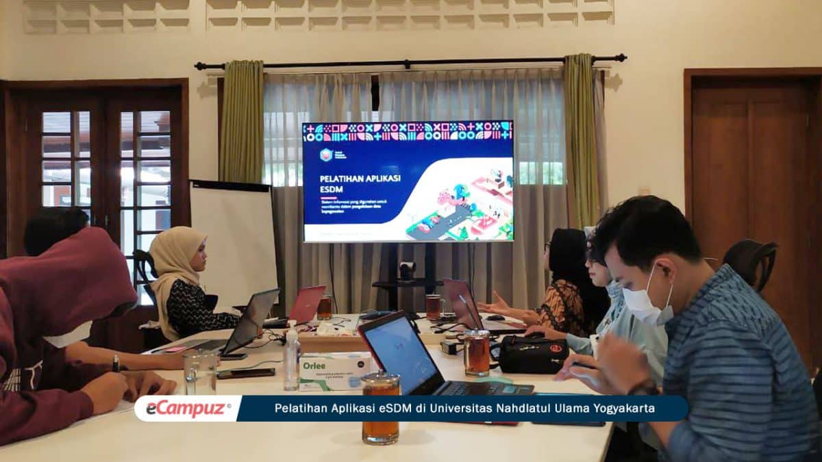 Pelatihan Aplikasi eSDM di Universitas Nahdlatul Ulama Yogyakarta
