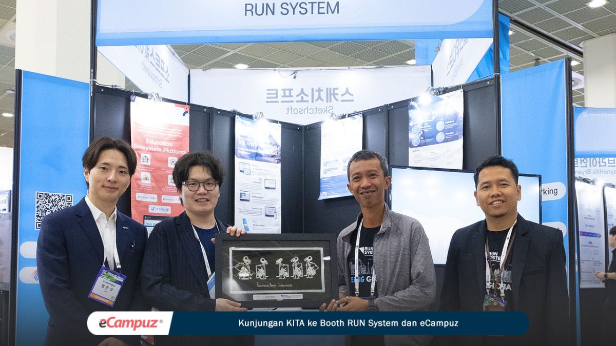 KITA (Korea International Trade Association) Kunjungi Booth RUN System & eCampuz di NextRise 2023