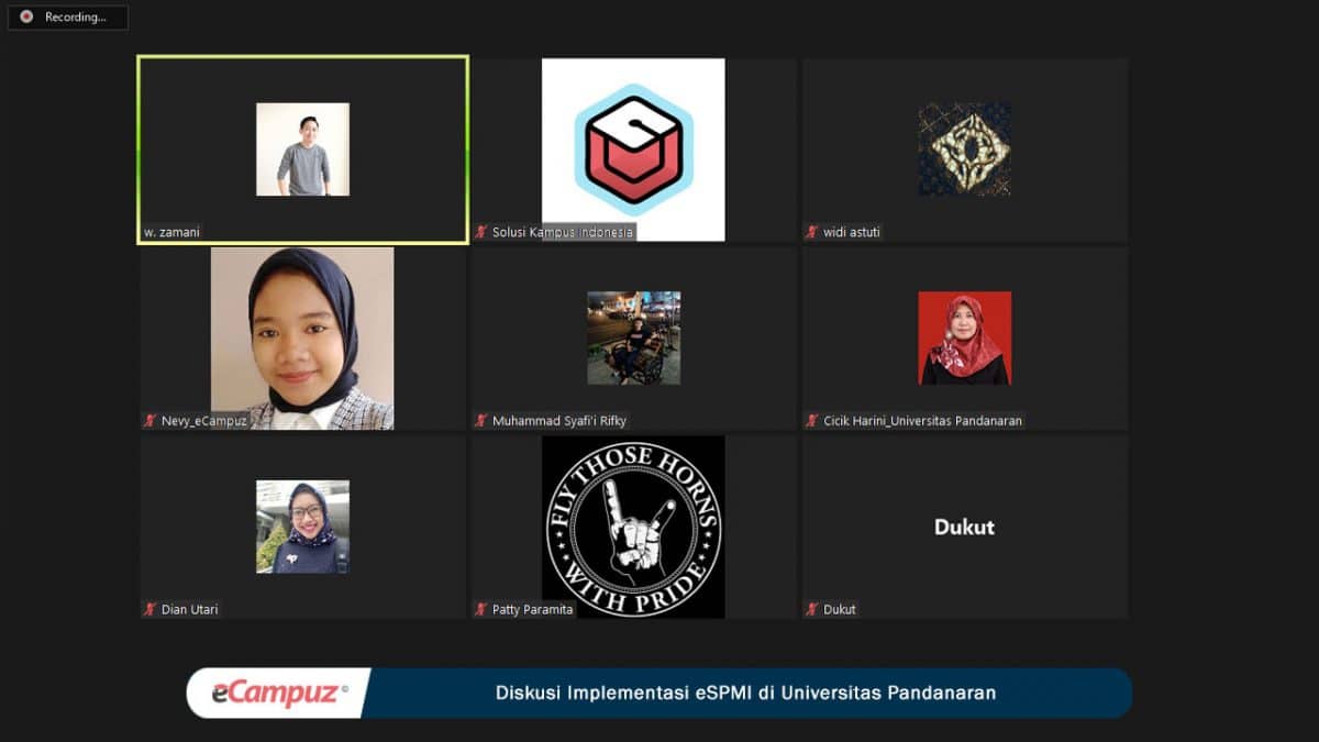 Dukungan eCampuz dalam Implementasi eSPMI di Universitas Pandanaran