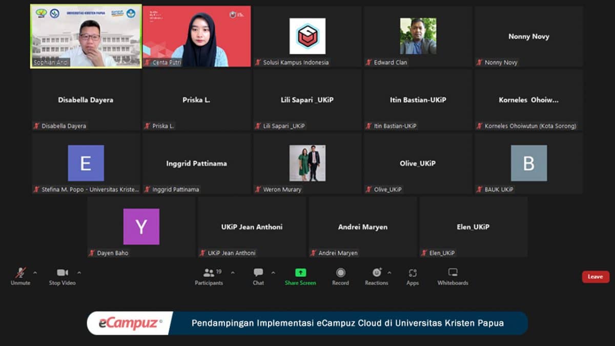 Pendampingan Implementasi eCampuz Cloud di Universitas Kristen Papua