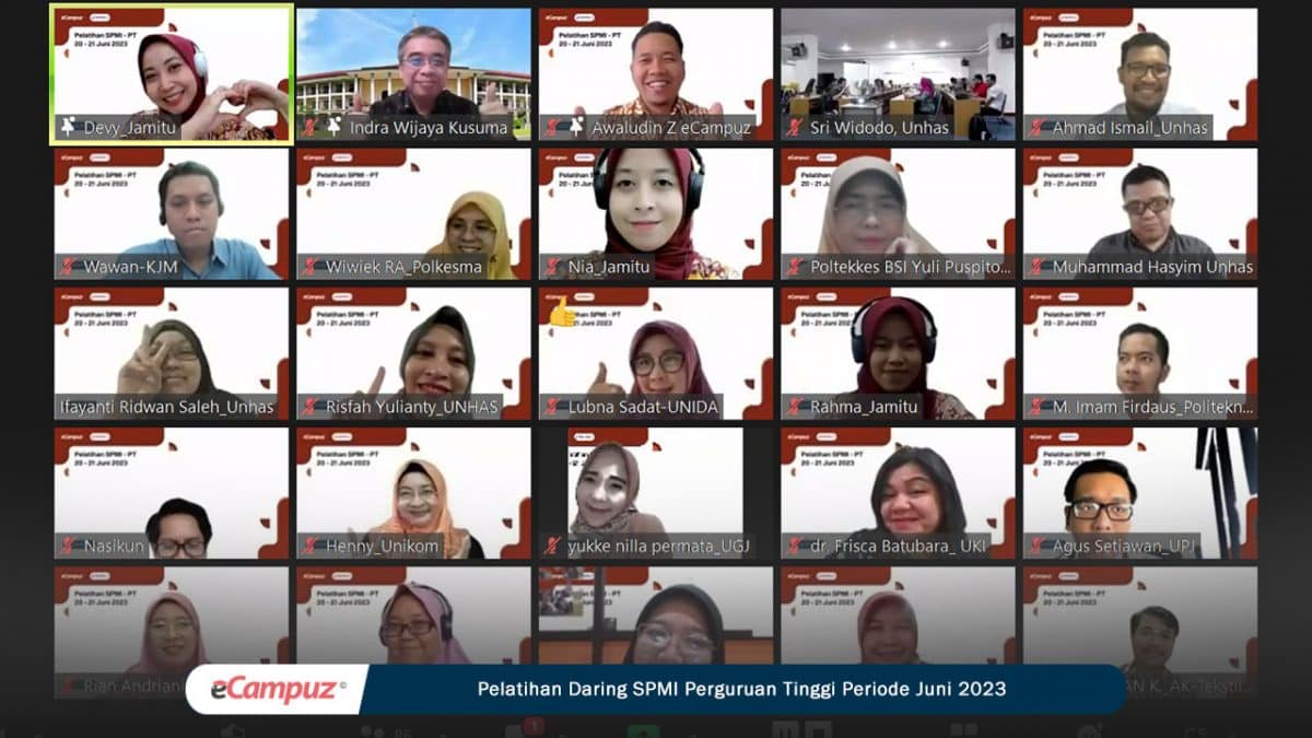 Pelatihan SPMI Perguruan Tinggi Bersama KJM UGM Periode Juni 2023