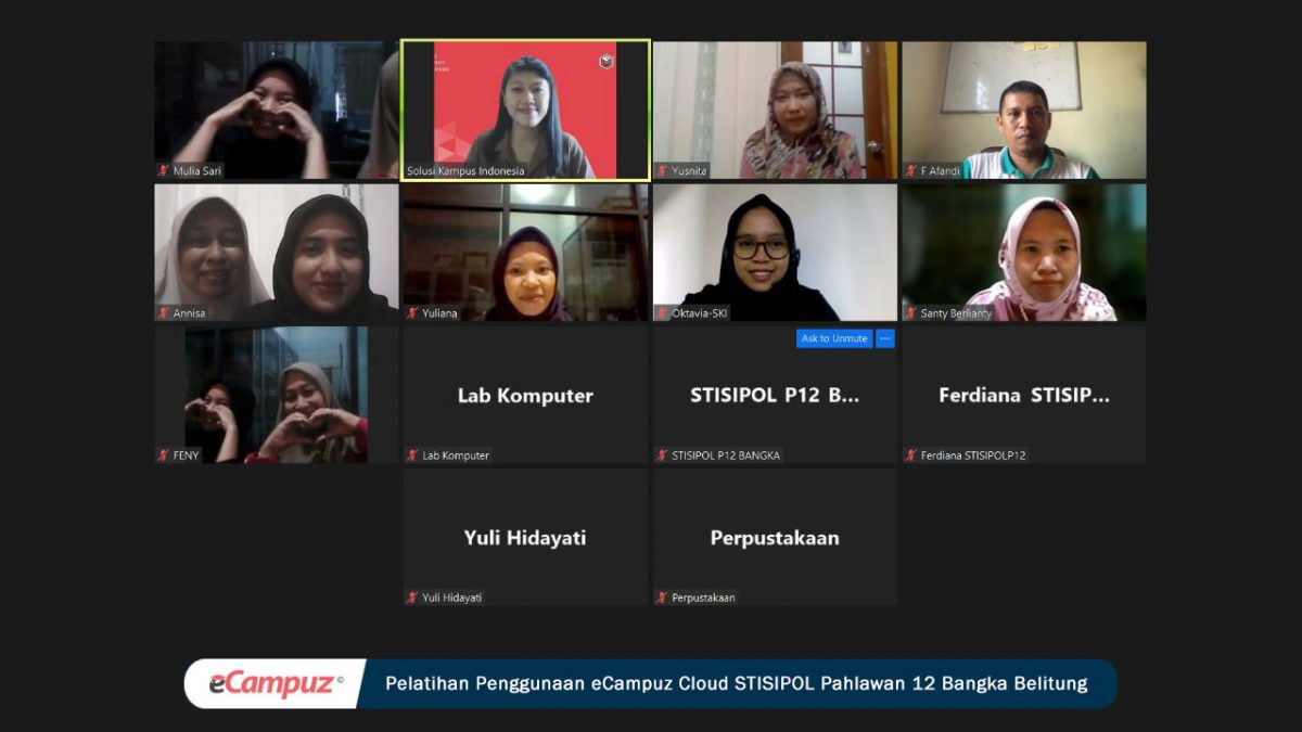 Pelatihan Penggunaan eCampuz Cloud STISIPOL Pahlawan 12 Bangka Belitung