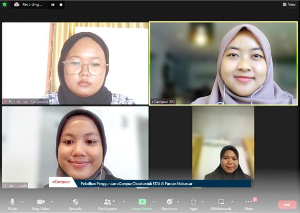 Pelatihan Penggunaan eCampuz Cloud untuk STAI Al Furqan Makassar