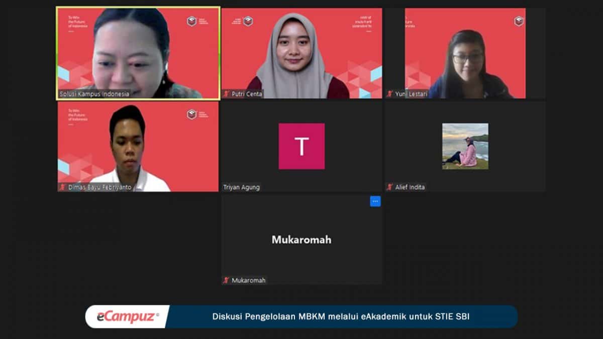 Diskusi Pengelolaan MBKM melalui eAkademik untuk STIE SBI