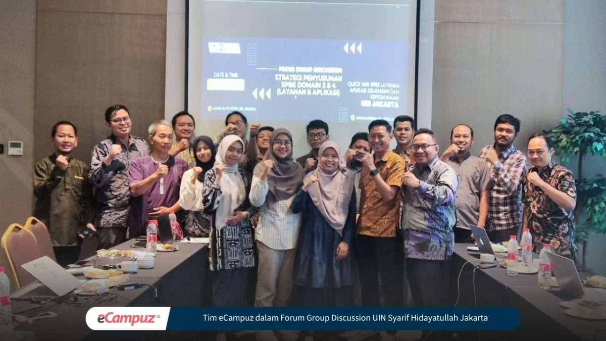eCampuz dalam FGD Strategi Penyusunan SPBE Domain Layanan dan Aplikasi UIN Syarif Hidayatullah