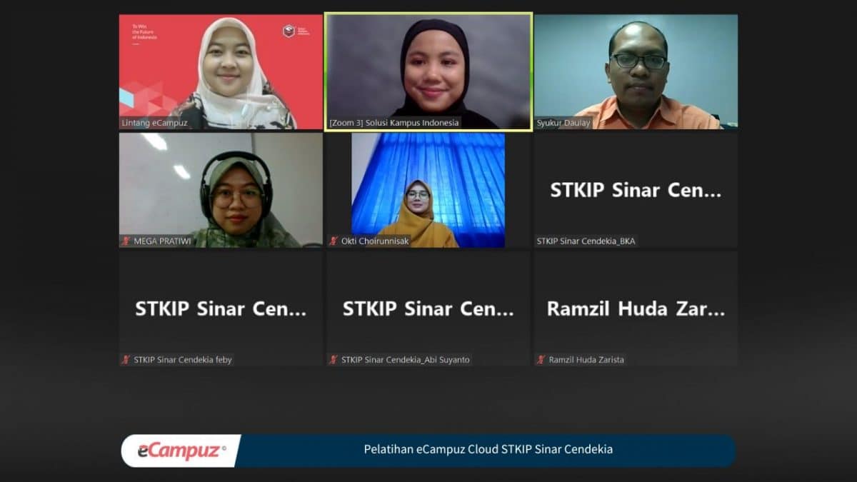 Pelatihan eCampuz Cloud untuk STKIP Sinar Cendikia