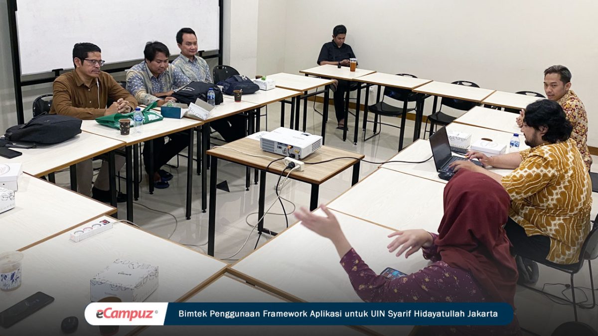 eCampuz Memberikan Bimbingan Teknis Mengenai Framework Aplikasi untuk UIN Syarief Hidayatullah Jakarta
