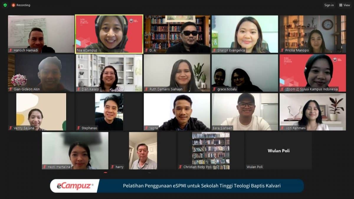 Pelatihan Penggunaan Aplikasi eSPMI untuk Sekolah Tinggi Teologi Baptis Kalvari
