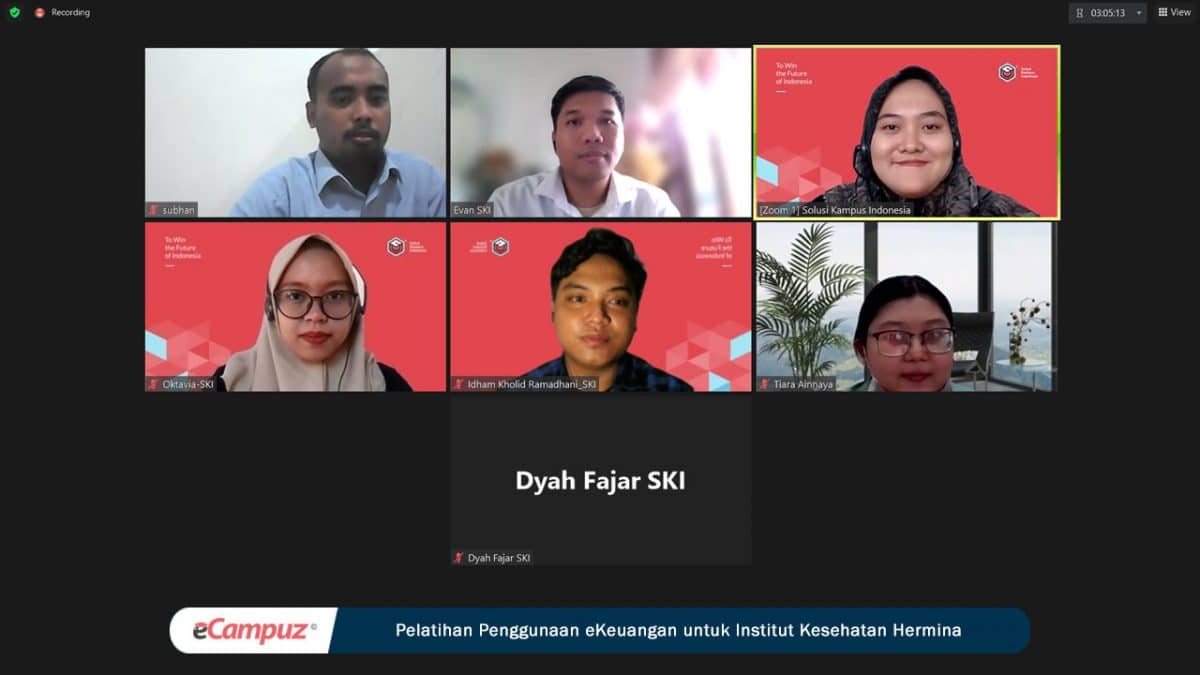 Pelatihan Penggunaan Aplikasi eKeuangan untuk Institut Kesehatan Hermina