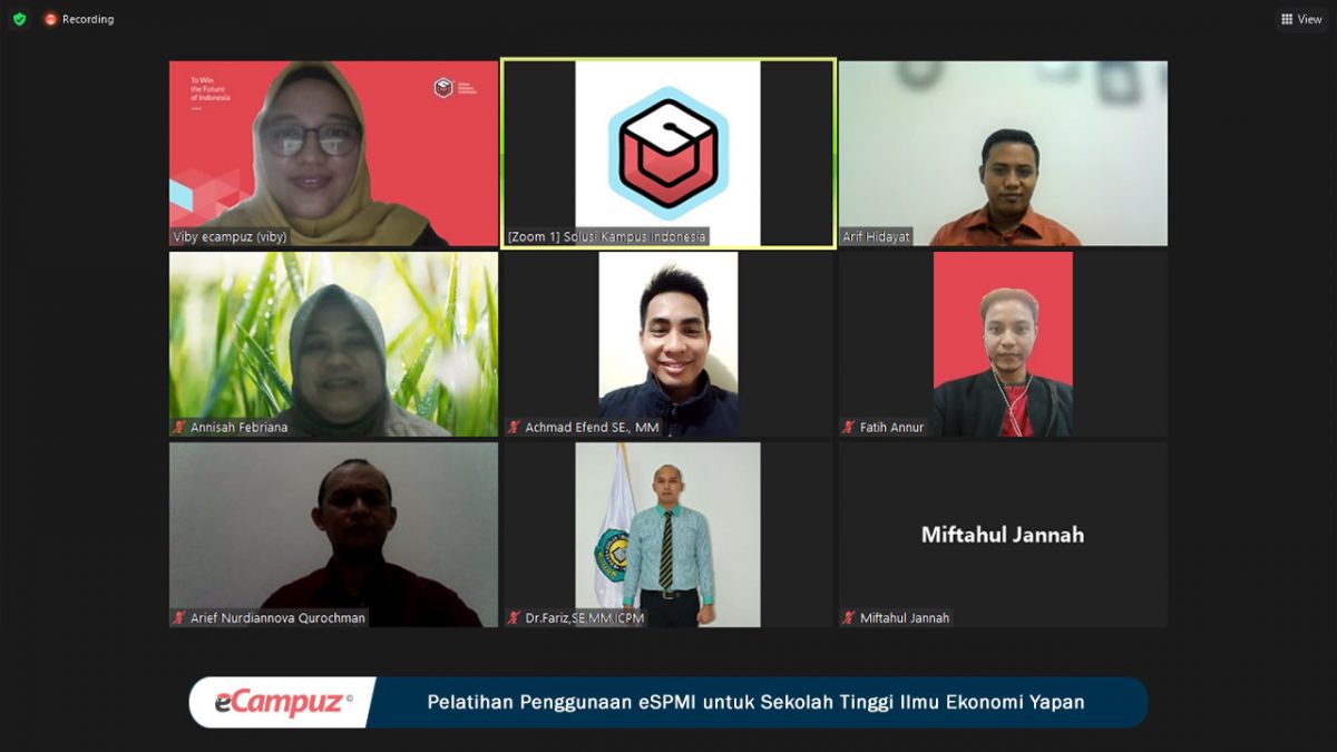 Pelatihan Penggunaan Aplikasi eSPMI untuk STIE Yapan