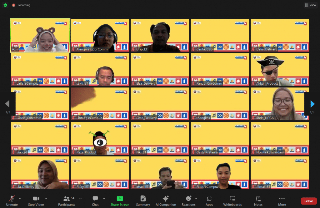 Kumpul virtual SKI Squad dalam games Kahoot!