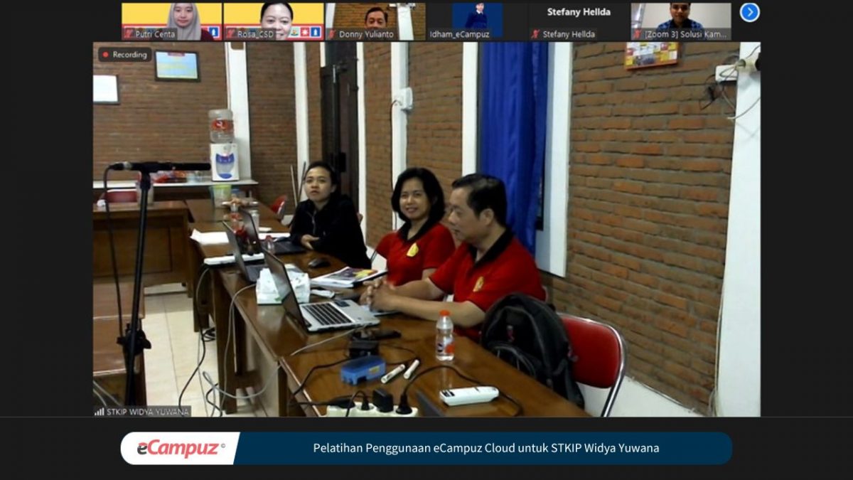 Pelatihan eCampuz Cloud STKIP Widya Yuwana untuk Meningkatkan Efisiensi Operasional