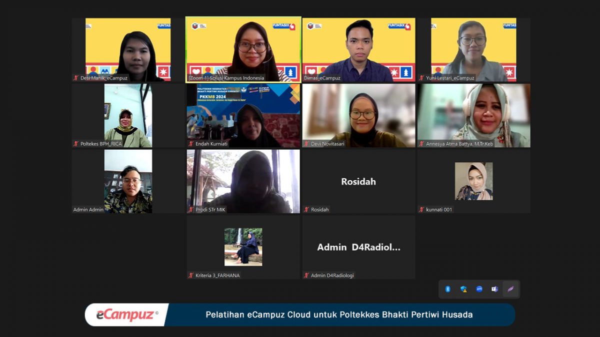 Pelatihan Penggunaan Aplikasi eCampuz Cloud di Politeknik Kesehatan Bhakti Pertiwi Husada
