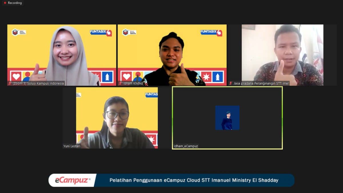 Pelatihan Penggunaan eCampuz Cloud untuk STT Imanuel Ministry El Shadday