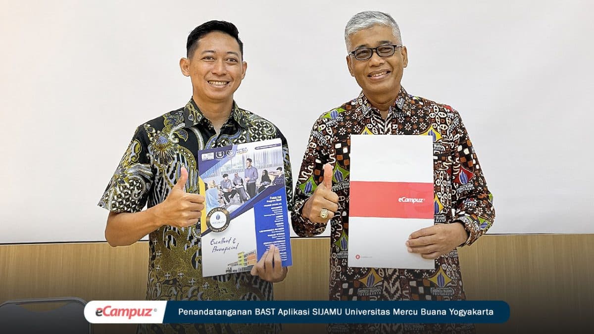 Serah Terima Aplikasi SIJAMU Universitas Mercu Buana Yogyakarta
