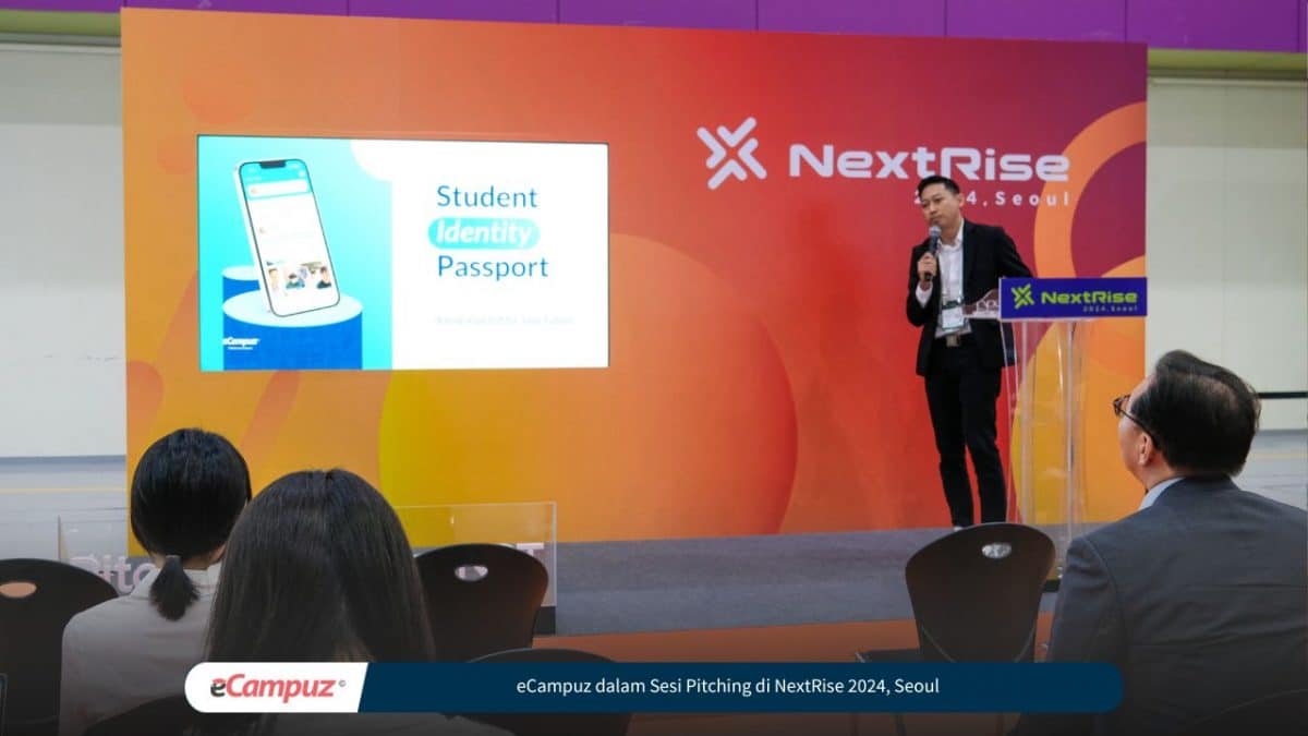 Solusi Edutech Kompetitif dari eCampuz, Diperkenalkan dalam Sesi Pitching di NextRise 2024