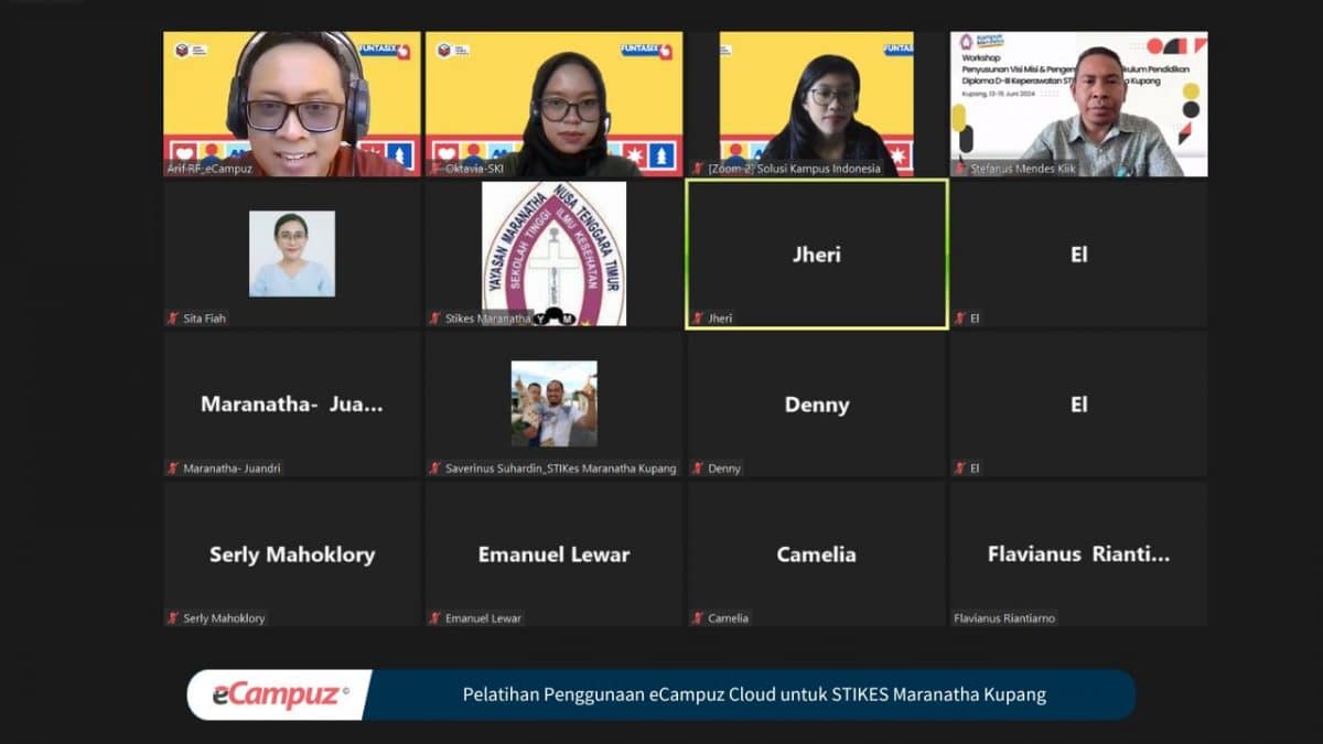 Pelatihan Penggunaan eCampuz Cloud untuk STIKES Maranatha Kupang