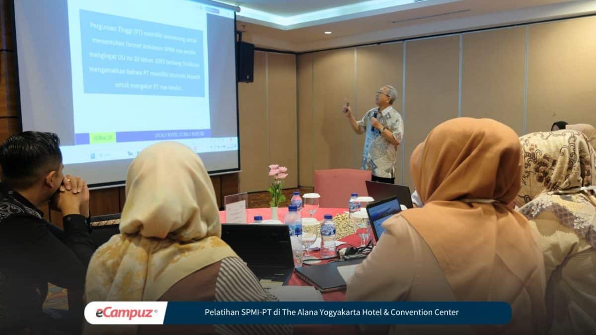 Pelatihan SPMI Perguruan Tinggi di The Alana Yogyakarta Hotel & Convention Center