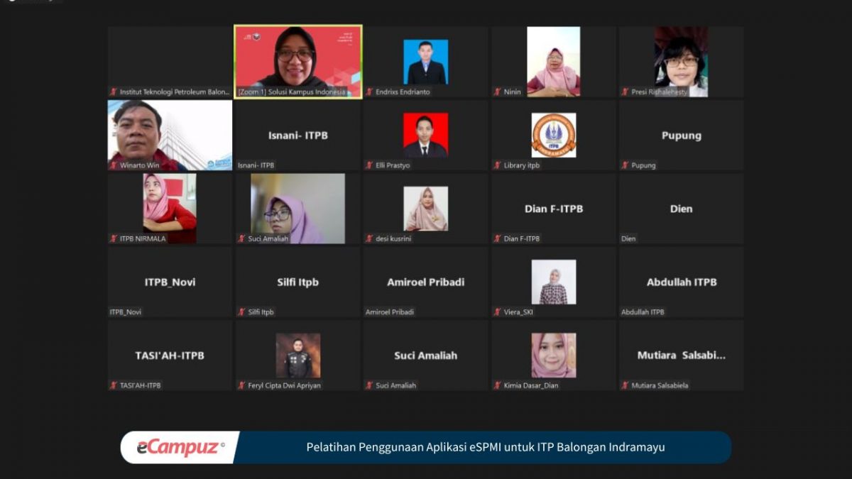 Pelatihan Penggunaan Aplikasi eSPMI untuk Institut Teknologi Petroleum Balongan