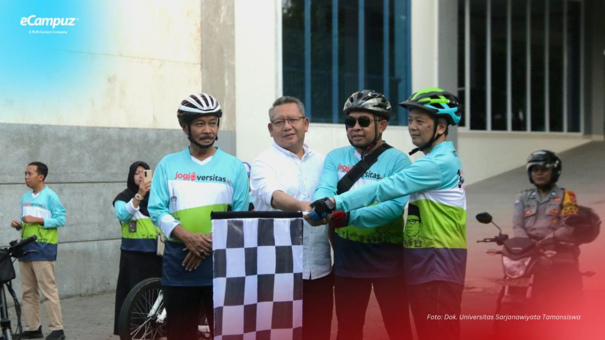 eCampuz Dukung Semangat Sinergi Kampus Se-DIY di Acara Gowes UST Yogyakarta