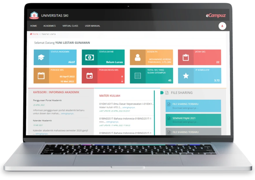 eCampuz Hybrid Dashboard