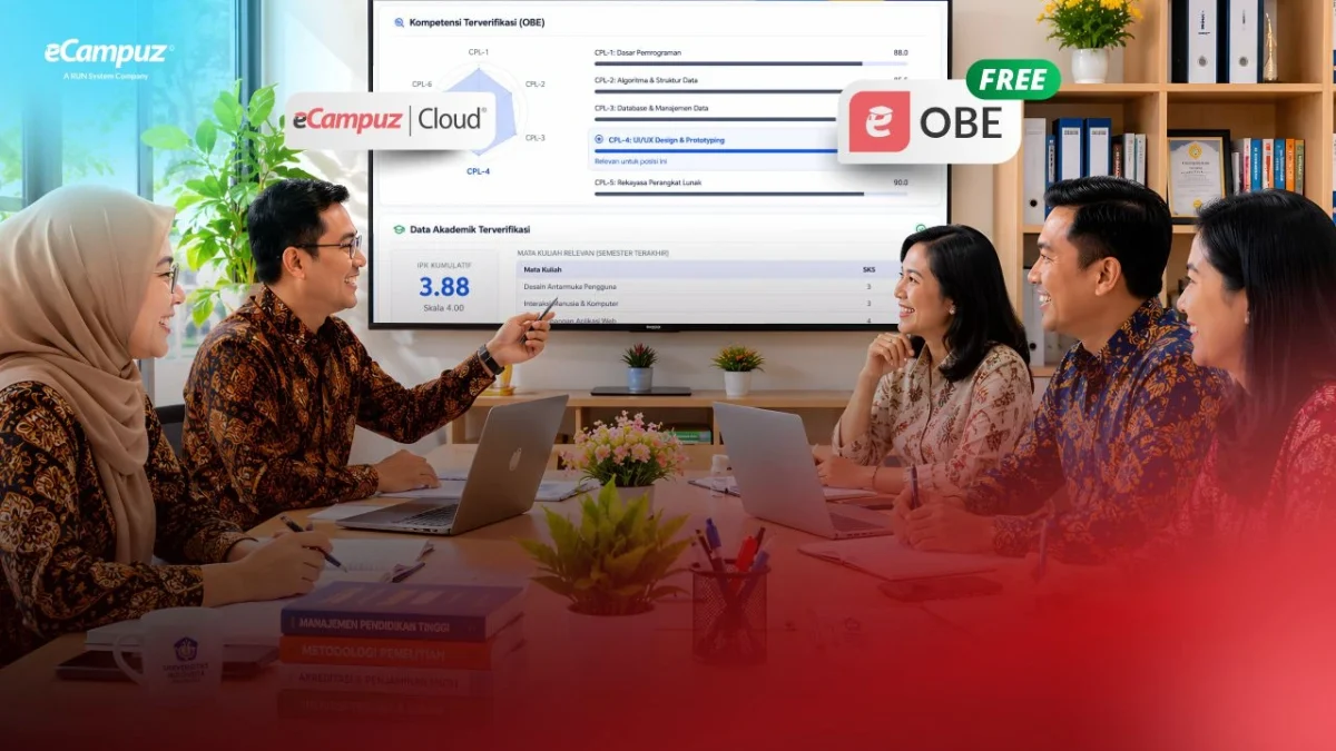 Dorong Kualitas Lulusan Perguruan Tinggi, eCampuz Sediakan Modul Pengelolaan OBE Gratis untuk Pengguna eCampuz Cloud